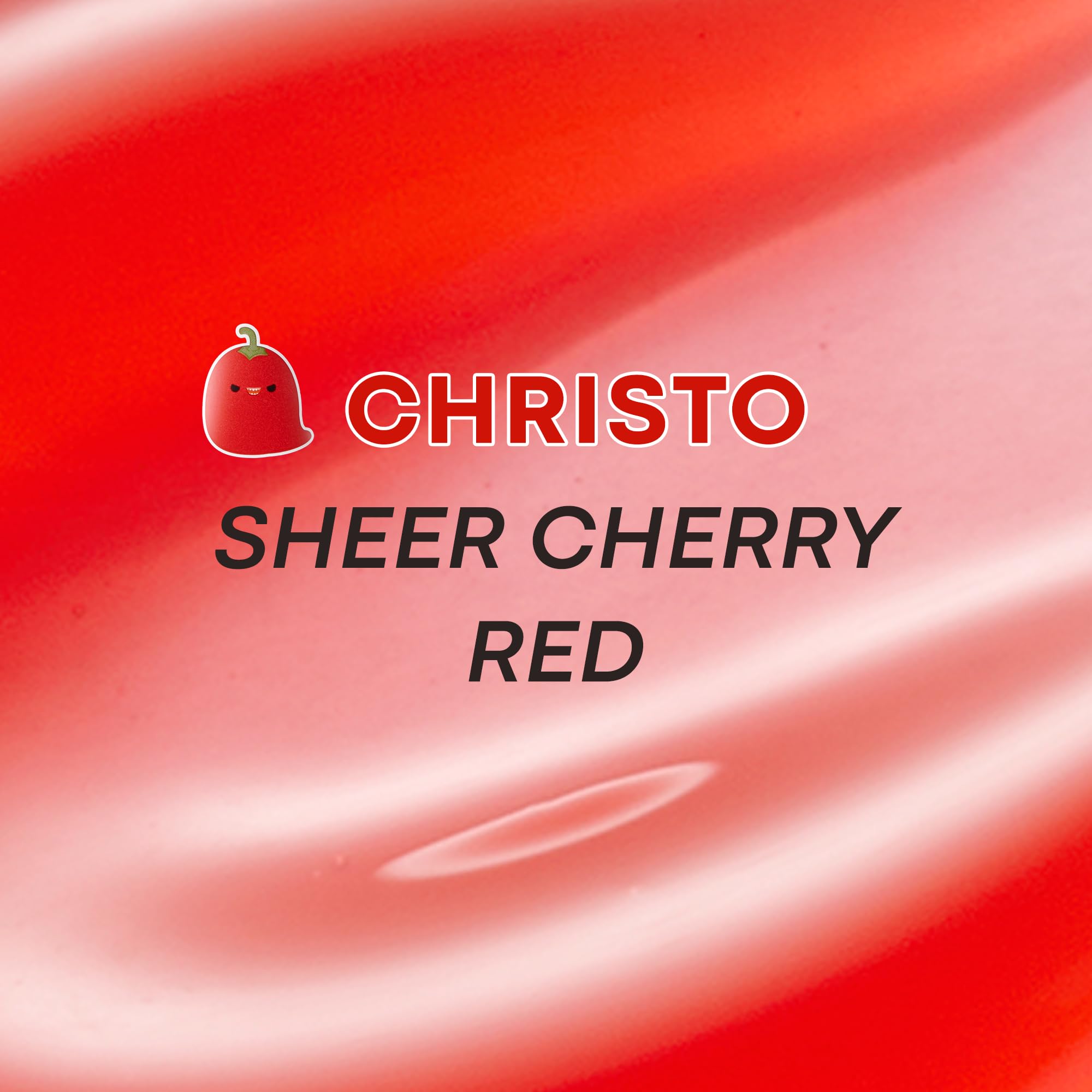 TONYMOLY x Squishmallows Christo Keychain Lip Gloss – Sheer Cherry Red Tint, Hydrating with Cherry Extract & Rosehip Oil, High Shine, 11ml