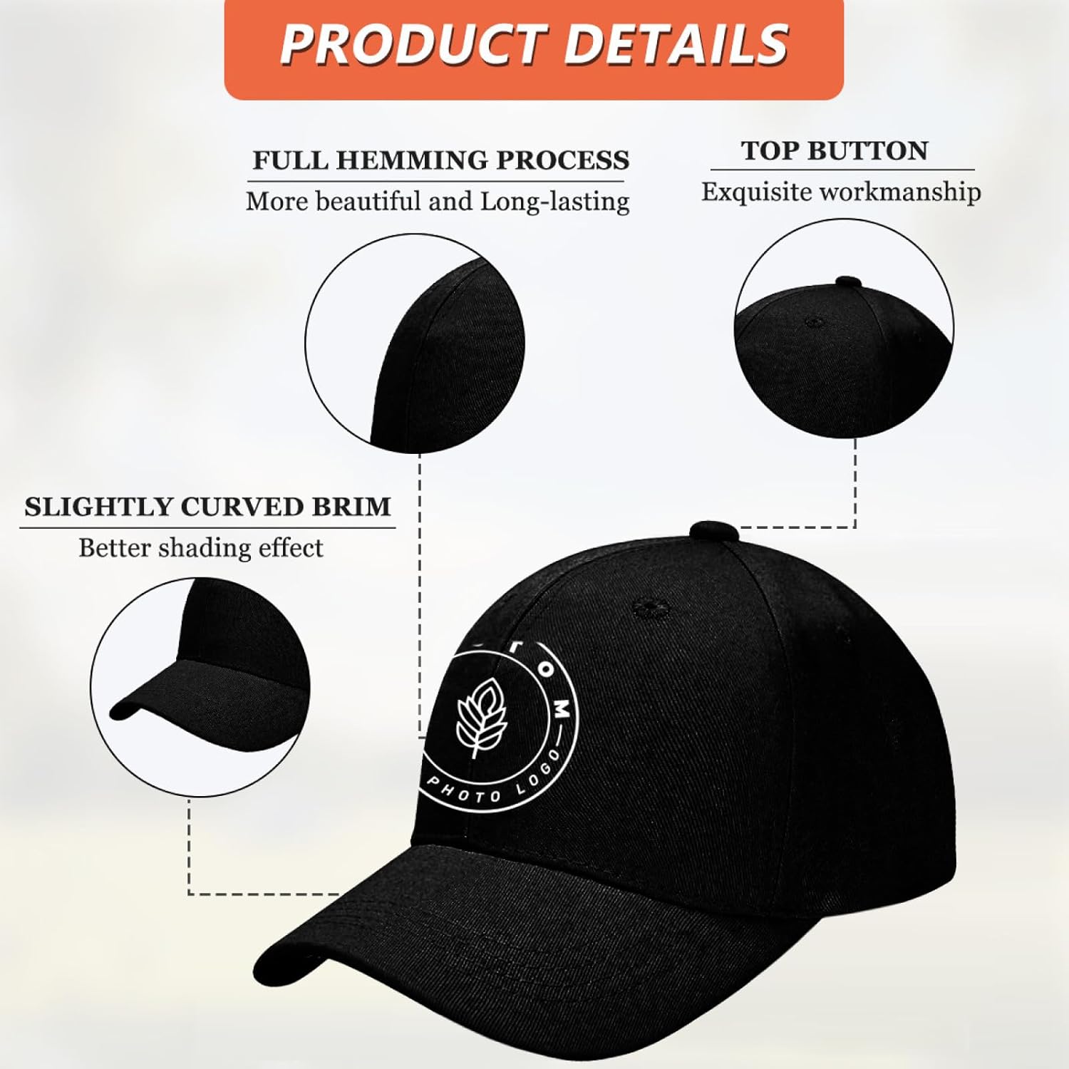 Bulk Custom Trucker Hat Custom Baseball Cap Design Your Own Customized Personalized Baseball-Caps for Men Women Hat - Image 7