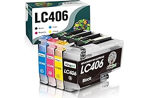 Kingjet Brother LC505M Ink Cartridge Replacement for Brother LC505M LC505 Magenta Ink Cartridge