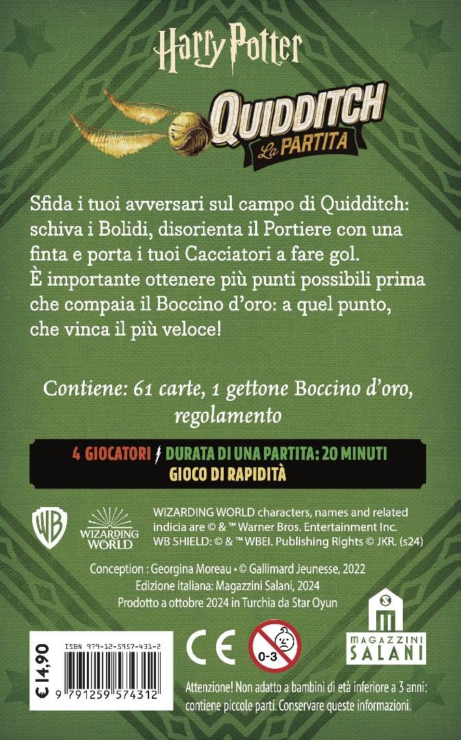 Harry Potter. Quidditch. La partita. Con Carte