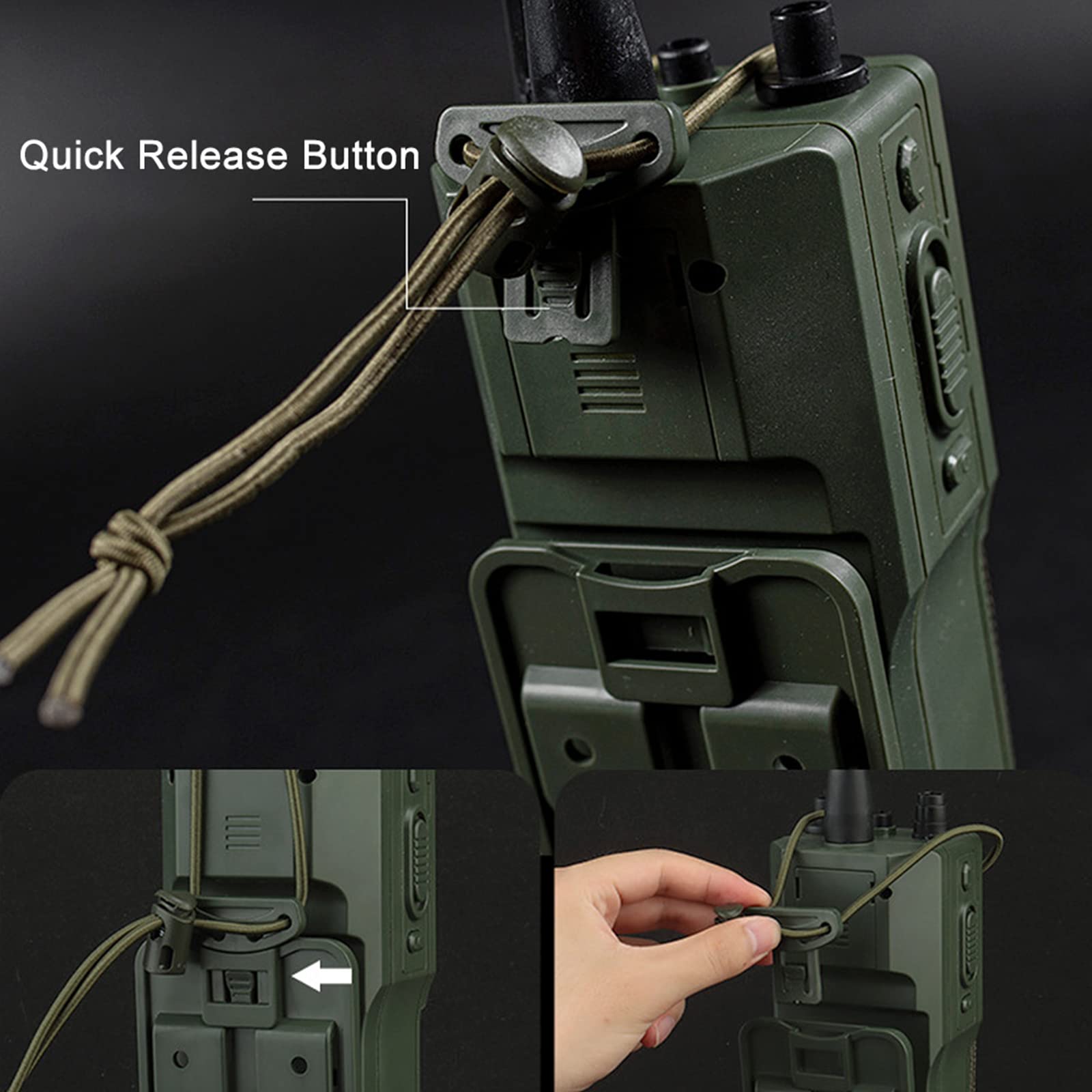 Tactical Loader Prc-152 Sac de transport pour Airsoft avec adaptateur et USB pour Airsoft Paintball
