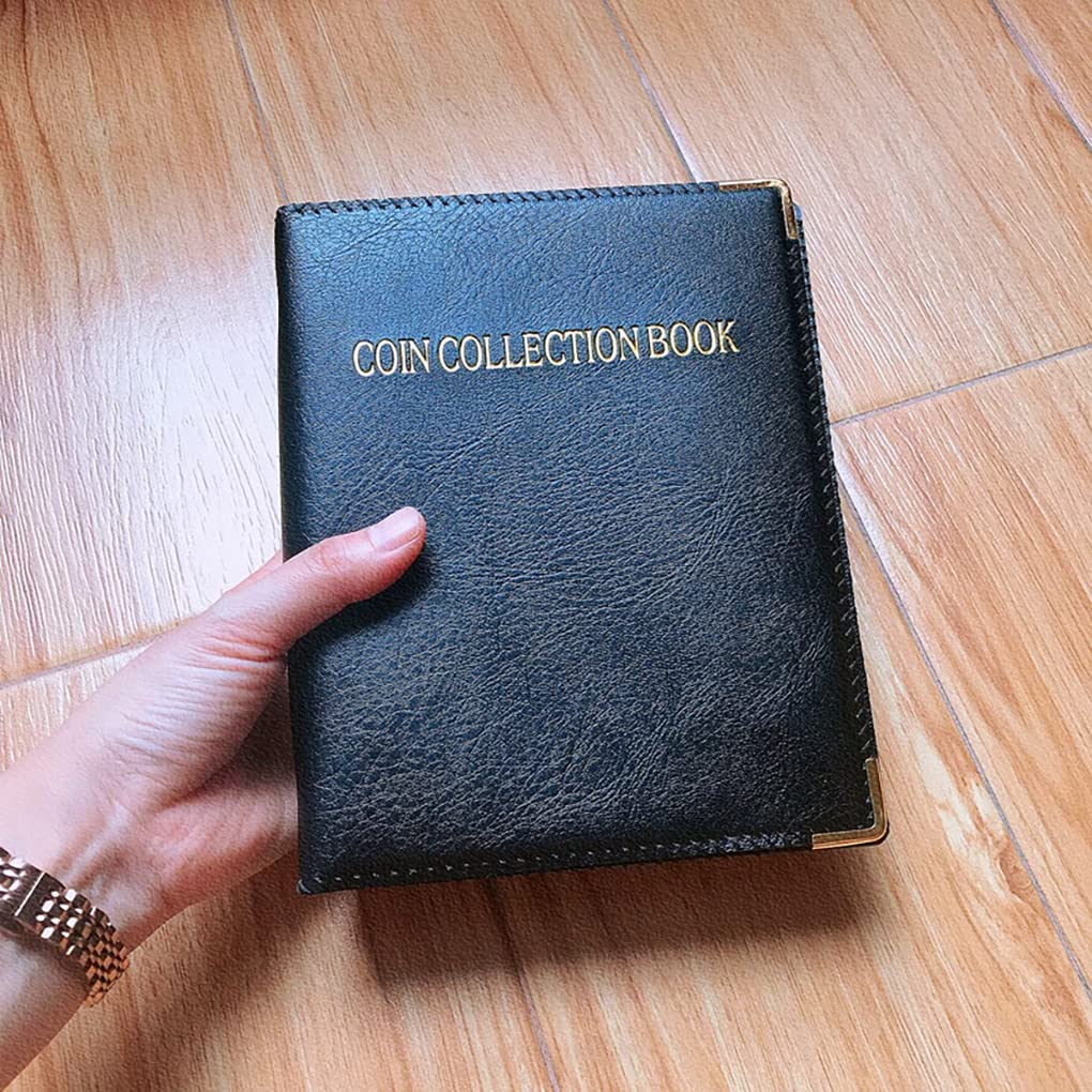 3 zestaw 480 kieszeni kolekcja monet album książki organizer rocznica karty przechowywanie torba uchwyt albumy gospodarstwo domowe biuro akademik