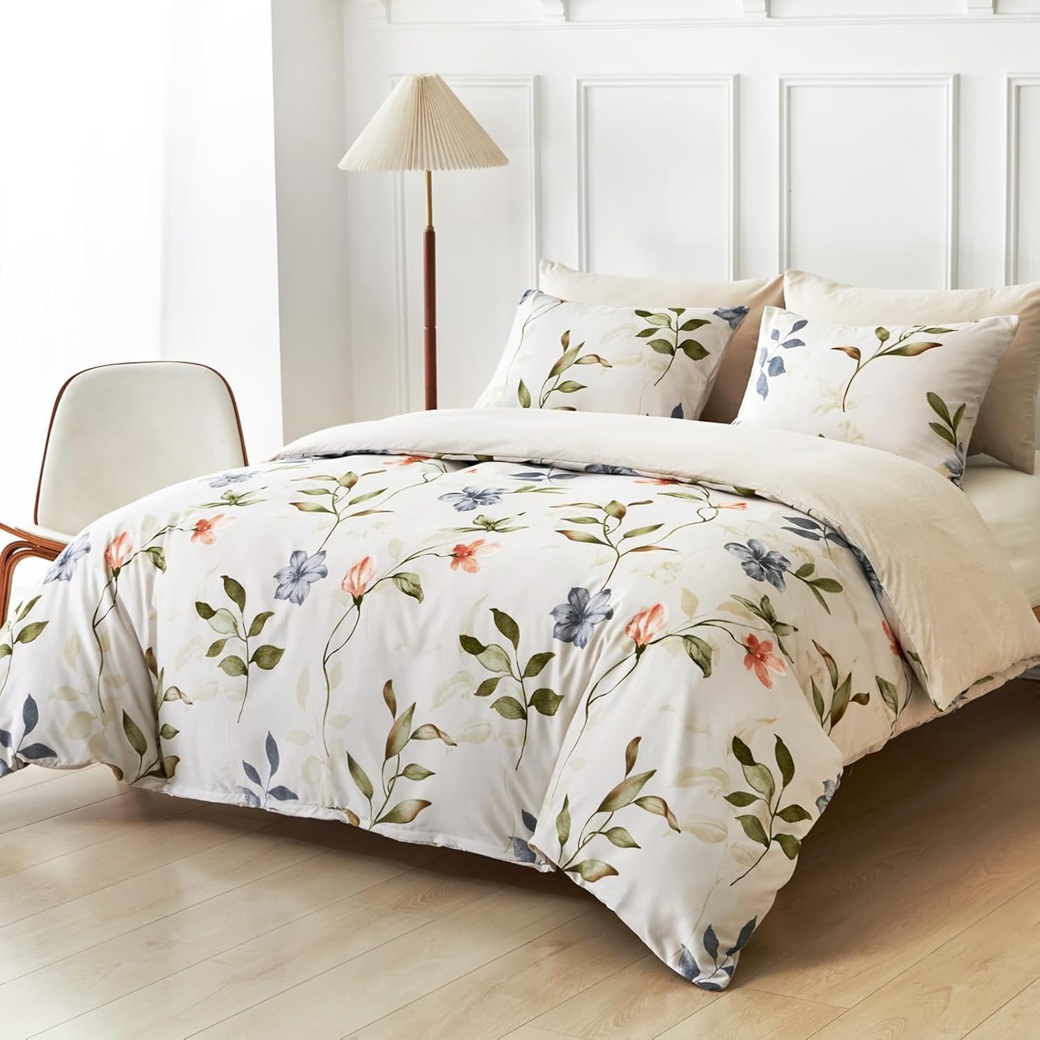 Housse de couette 220x240 végétale pour créer une ambiance de nature dans votre chambre