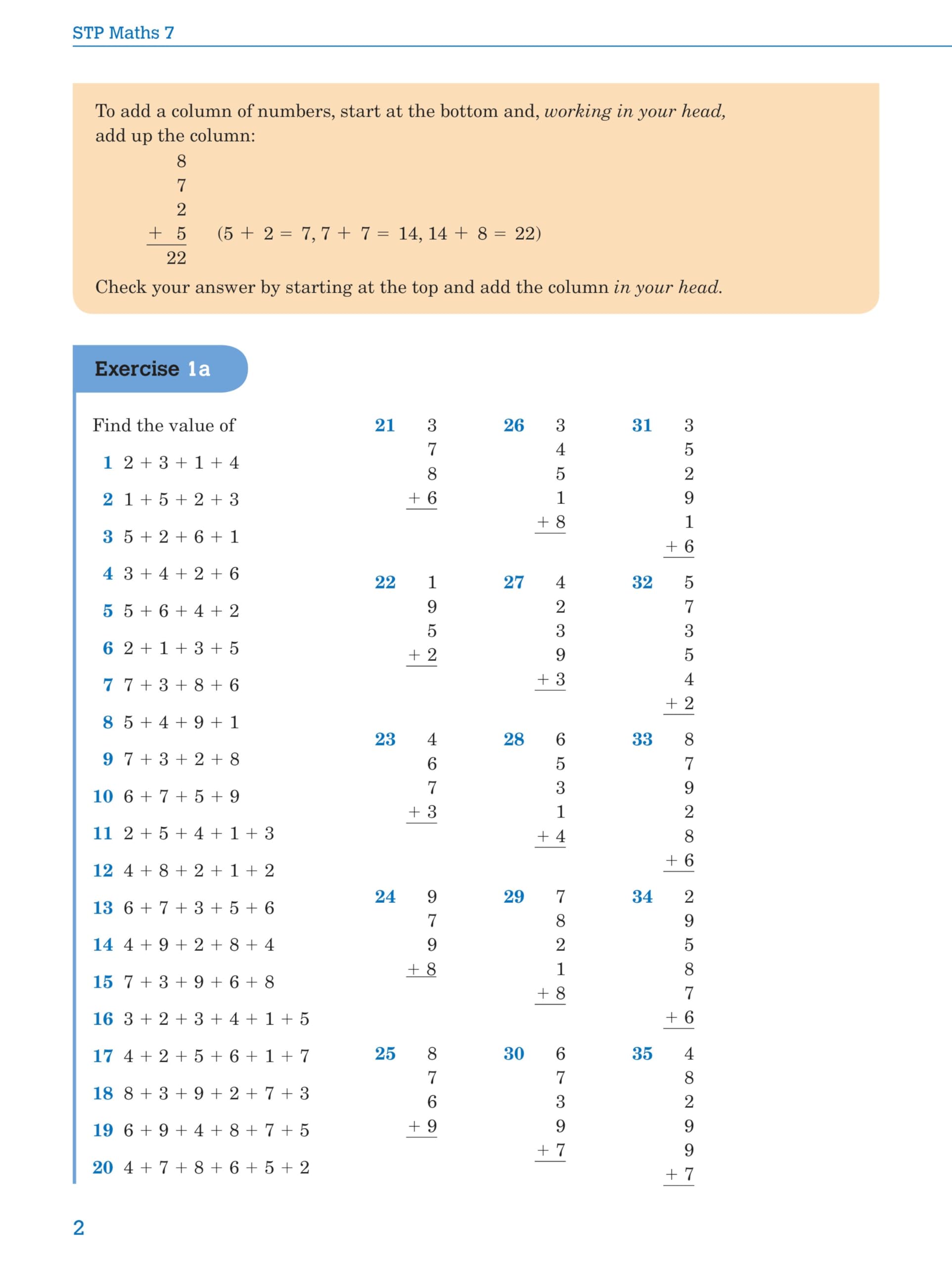 STP Mathematics 7 Student Book