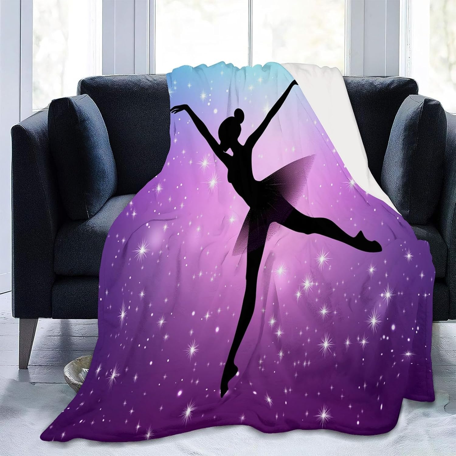Manta Sofa 180 x 220 cm Chica, Suave y Cálido Microfibra Cobijas Invierno Gimnasia Mantas Franela para Cama y Sofá, 3D Manta Polar para Adultos y Niños Niña O954