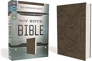 NIV, Boys' Bible, Leathersoft, Brown Camo, Comfort Print