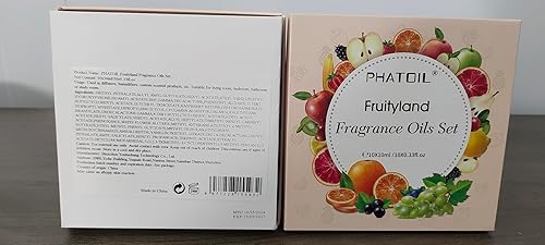 Miniatura 9 de PHATOIL Juego de aceites de fragancia de coco y vainilla, juego de 10 piezas de aceites de aromaterapia, para difusores, cuidado del hogar, aromas
