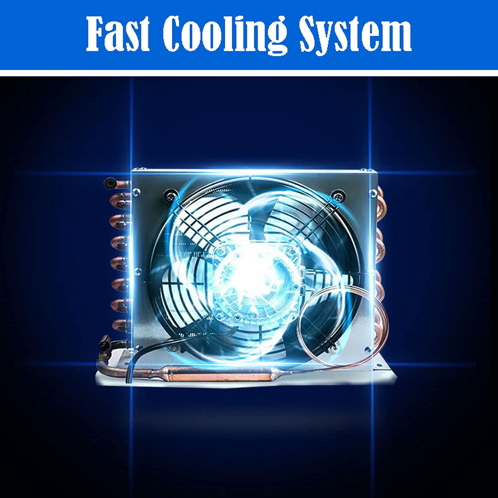 Ice Maker Machine For Countertop, Portable Ice Cube Maker, Self-Cleaning LED Display Low Noise - Ideal For Home Kitchen Office Restaurant Bar Coffee Shop (A 68 Kg) (A 68 Kg (A 68 Kg) (C 80 Kg) on Fridge.com - View 4