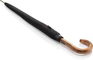 Ombrello Knirps Stock Umbrella S.770 Long Automatico Nero - automatico - manico in legno