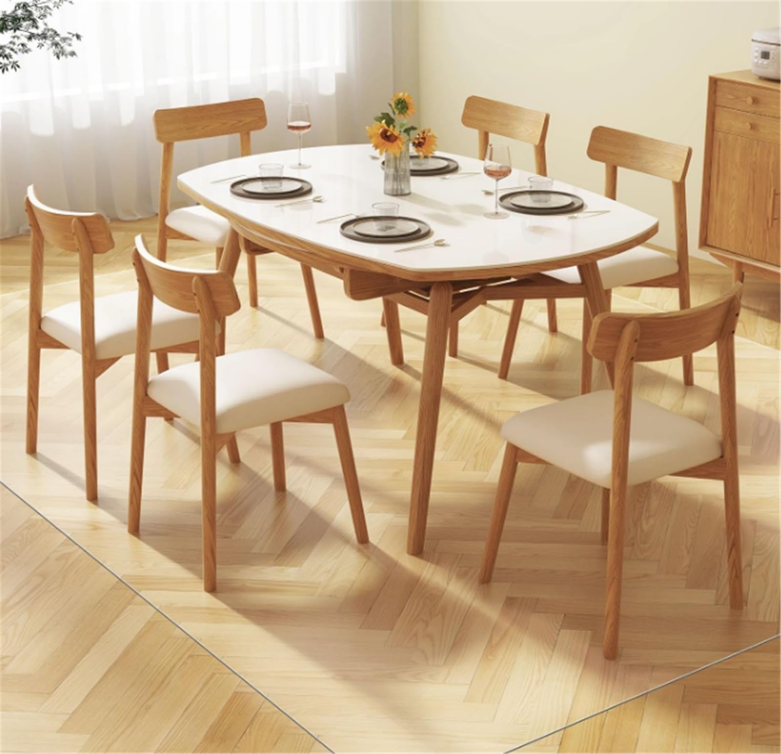 Tapis Protège-Sol Transparent pour Chaise - Antidérapant et Résistant aux Chocs, Protection de Sols Durs en PVC sans BPA et Phtalates pour Bureau à Domicile,80/100/120/140cm de large(120x100cm(4ftx3ft