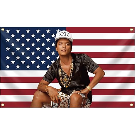 Bruno Mars Tapestry Wall Banner Album Art Singer Home Music Decor