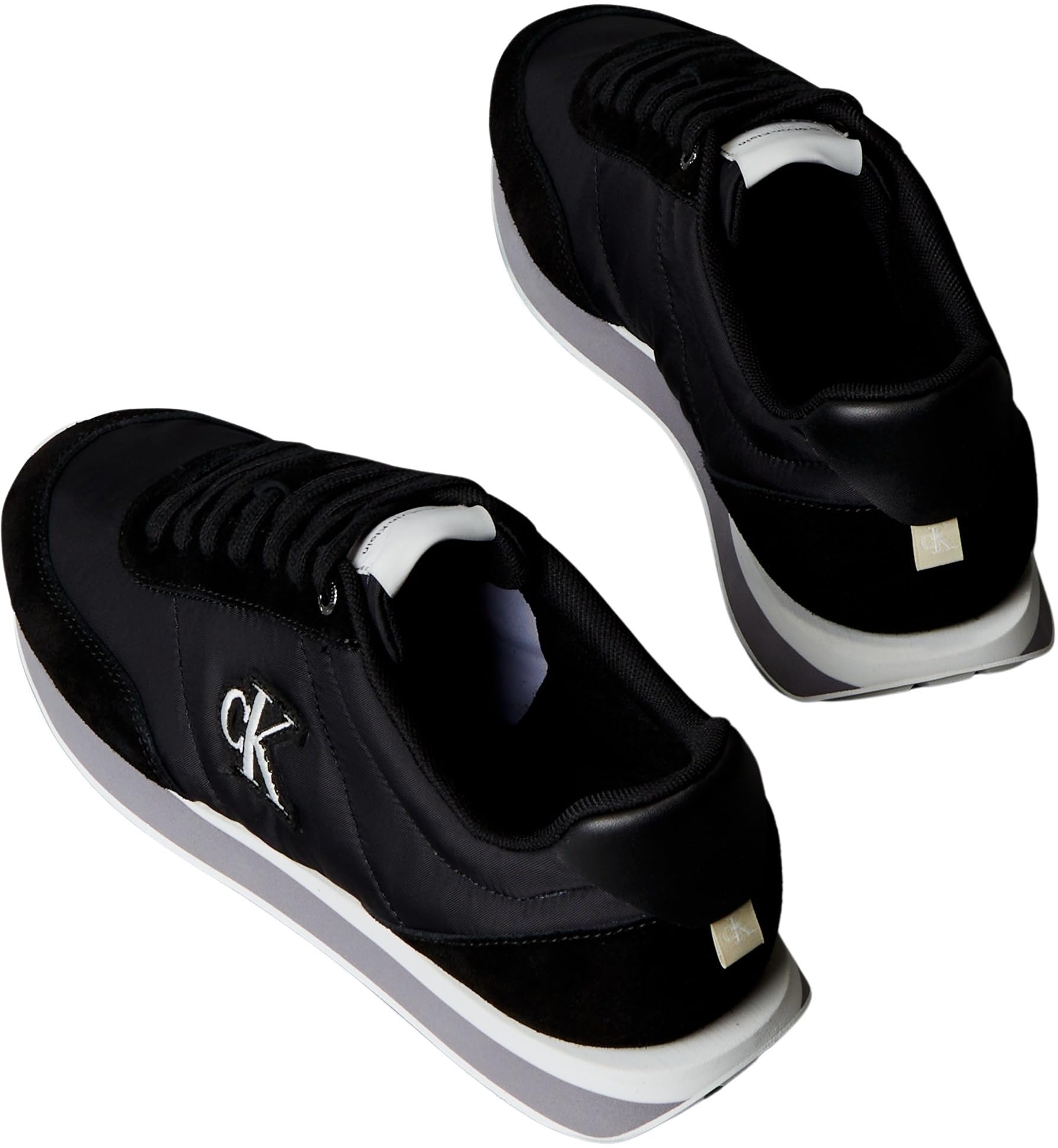 Calvin Klein Runner Sneaker Hombre Retro Mix con Logotipo