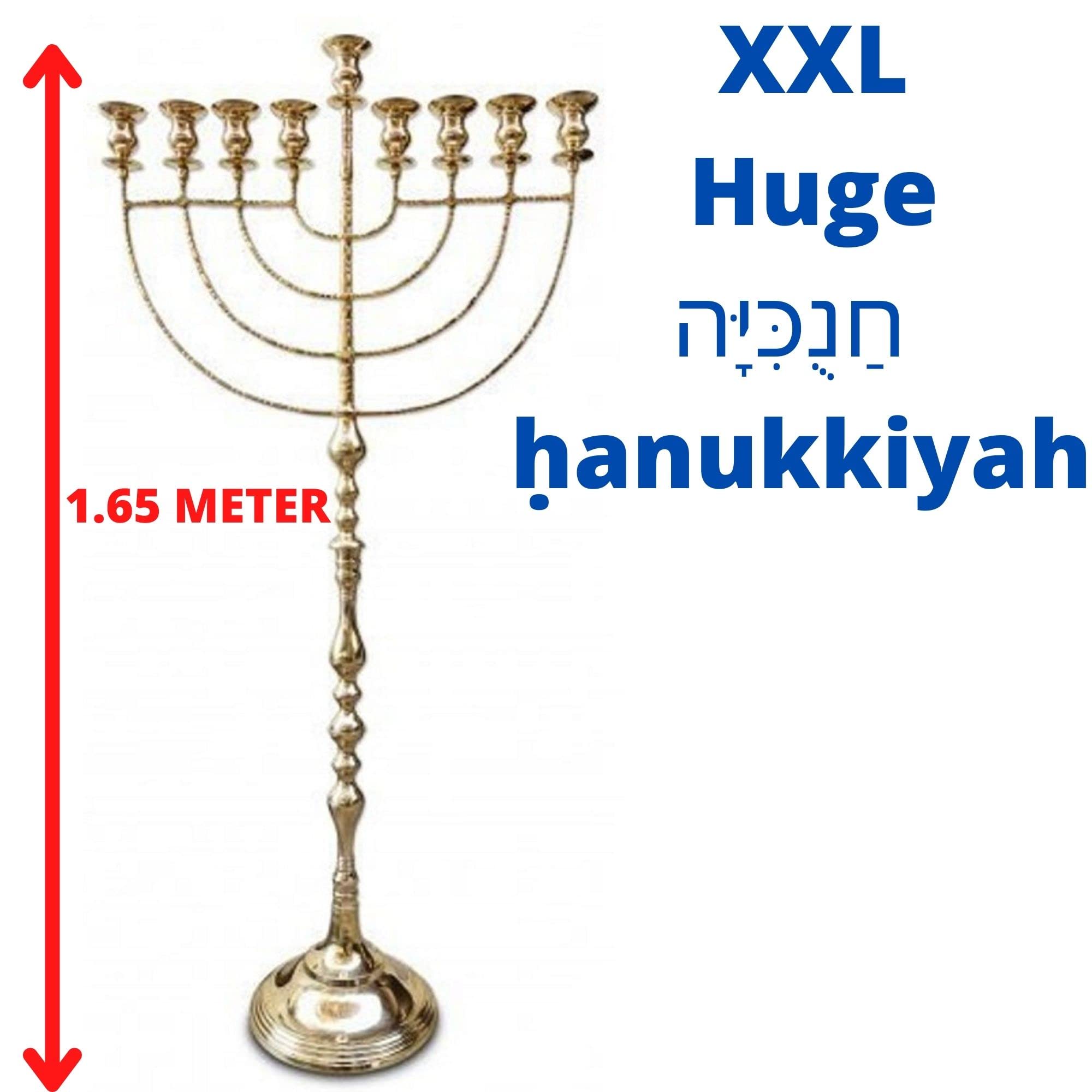 Hanukkia Hanukkia - Aceite de Hanukkah (1,65 m, 9 ramas)
