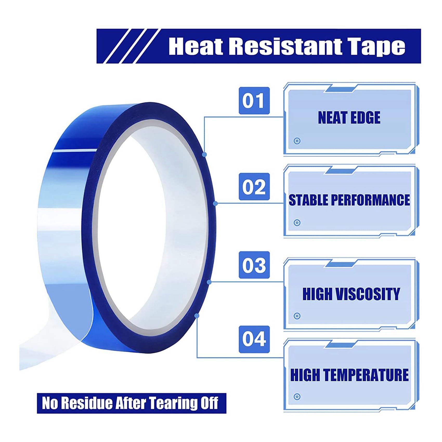 24 Rollos 20mm X33M Cinta de Cinta Resistente Al de Alta Temperatura Cinta de Transferencia de para Prensa de Sublimación de