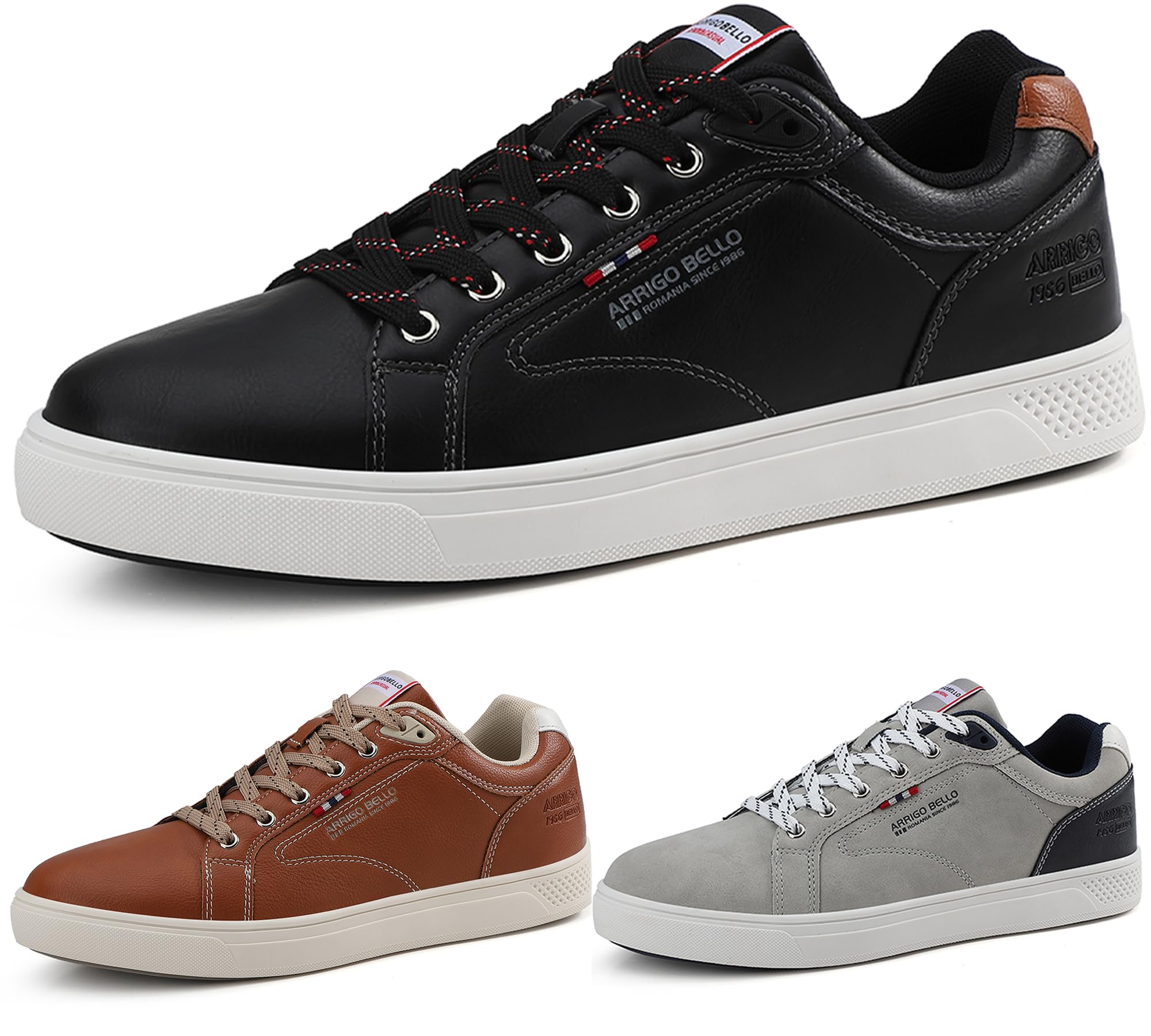 ARRIGO BELLO Sneaker Herren Schuhe Business Freizeitschuhe Leichte Trainers für Walking, Laufen, Sport Größe 41-46