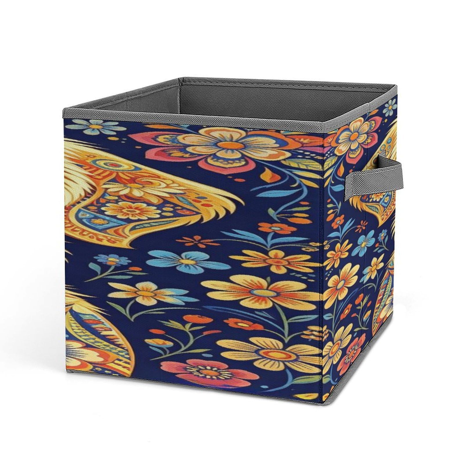 Fekiloot Style Trippy Dog Storage Bins Storage Baskets