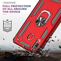 Vista 3 de Funda para Xiaomi Redmi Note 9S / Note 9 Pro con protector de pantalla de vidrio templado, híbrida resistente de doble capa, antiarañazos, a prueba