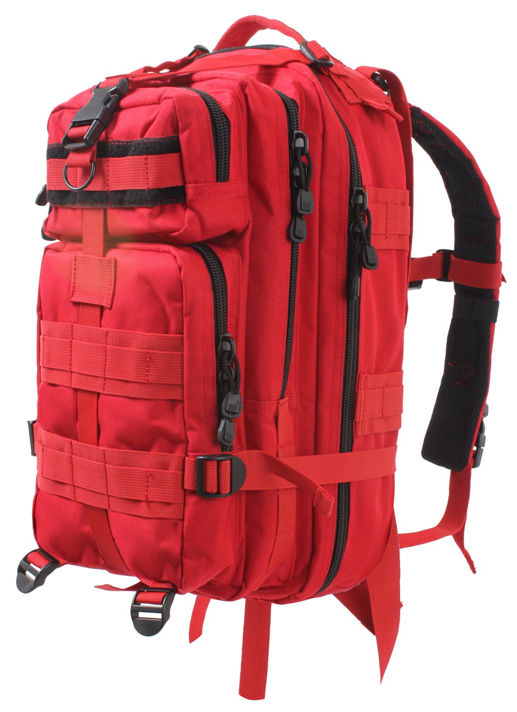 Rothco Trauma Kit Backpack - Includes Over 190 Emergency Survival Items for Any Situation - Red