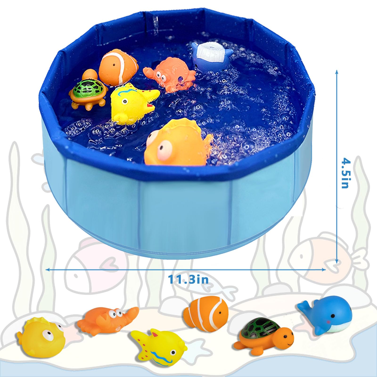 Cat Pool Electric Fish Cat Interactive Toy With Light Water