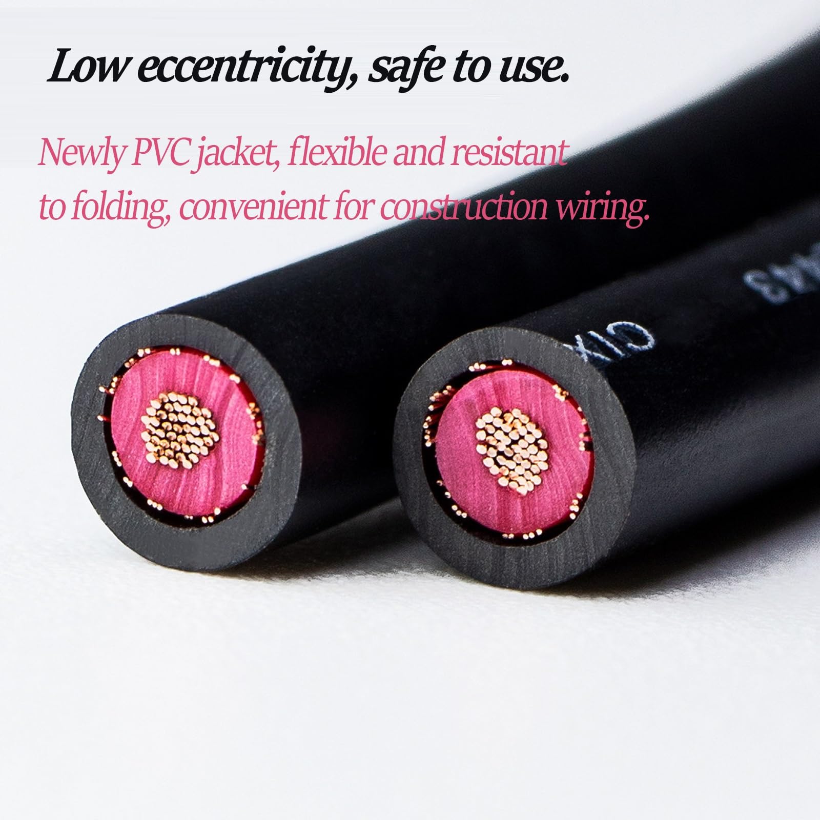 18/20/22/24 AWG Einadriges, Abgeschirmtes Audiokabel, 26–14 AWG (0,12–1,5 Mm²), Sauerstofffreier Kupferleiter Und Geflochtene Abschirmung, 300 V EMI-Schutz For Audio, CCC-zertifiziert(32ft,14AWG)