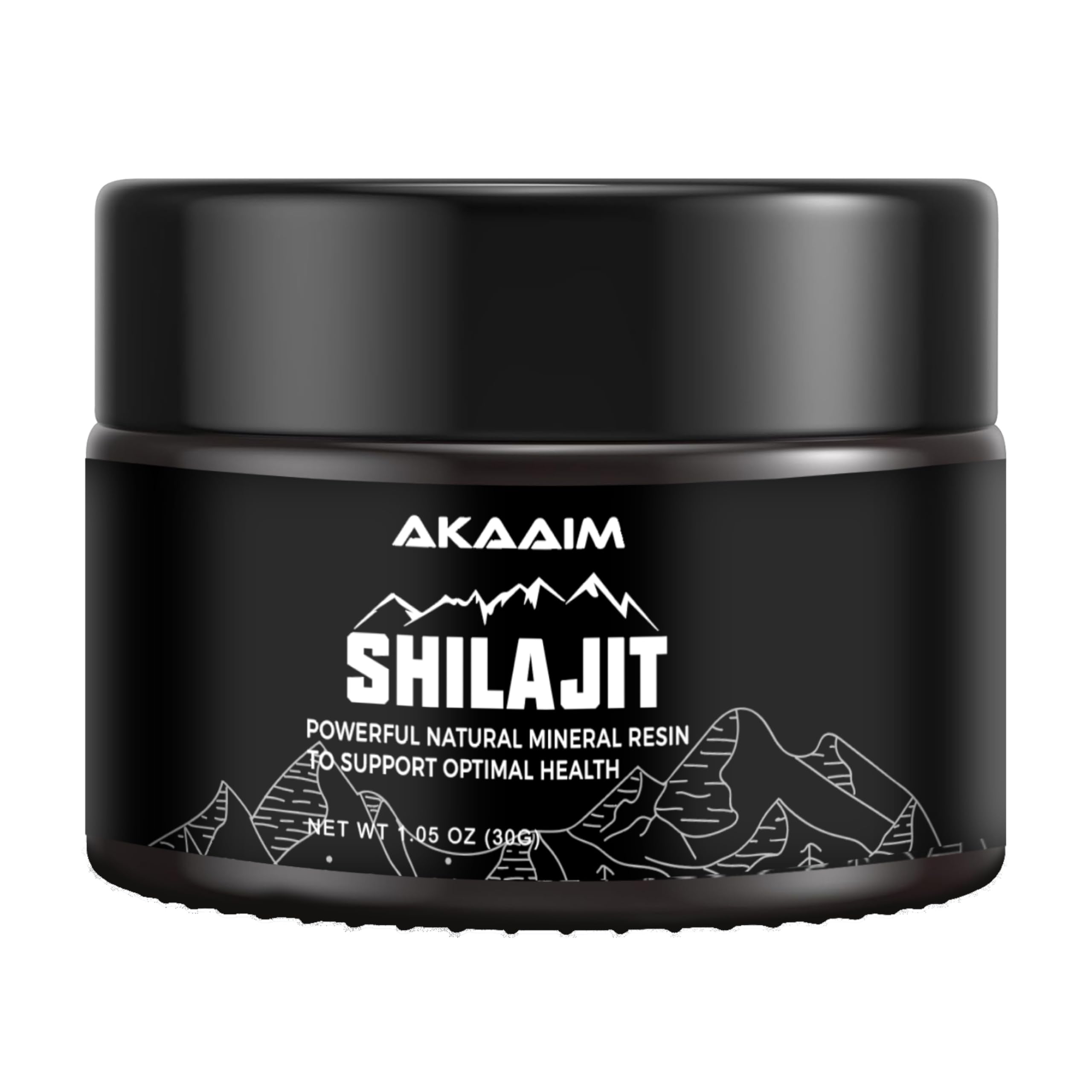 Shilajit Mountain Gold Unlocking Vitality with Pure Grade Himalayan Shilajit Resin Your Natural Immune System and Vitality Booster 100% Pure Vegan,Rich in Fulvic & Humic Acid,Minerals-30g