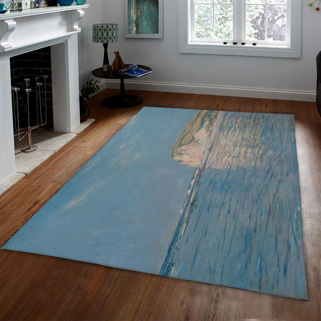 Tapis de Salon Lavable Monet Grand Tapis Antidérapant 160x230 cm