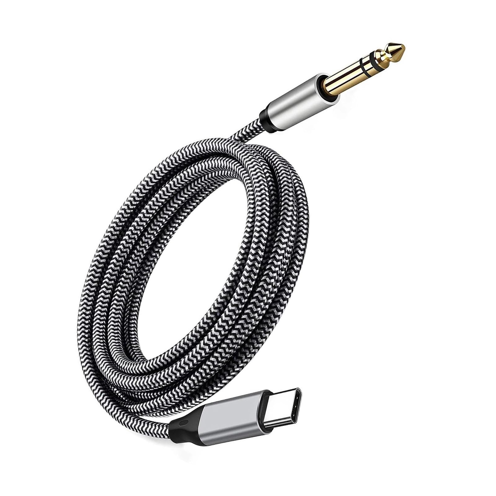Kabel Audio Typu C Do 6,35 Mm Do Podłączenia Wzmacniacza Konsoli Miksującej Do Gitary Elektronicznej Kabel do Instrumentów Gitarowych (Color : 8m)