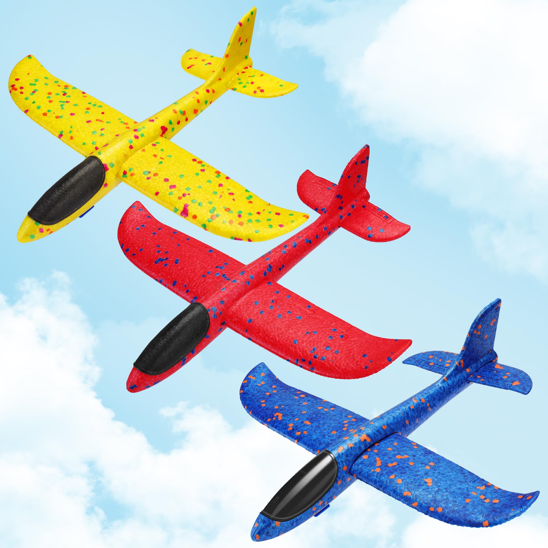 Sirecal Glider Planes Launcher Toy - Boys Toys 3-12 Years Old Foam