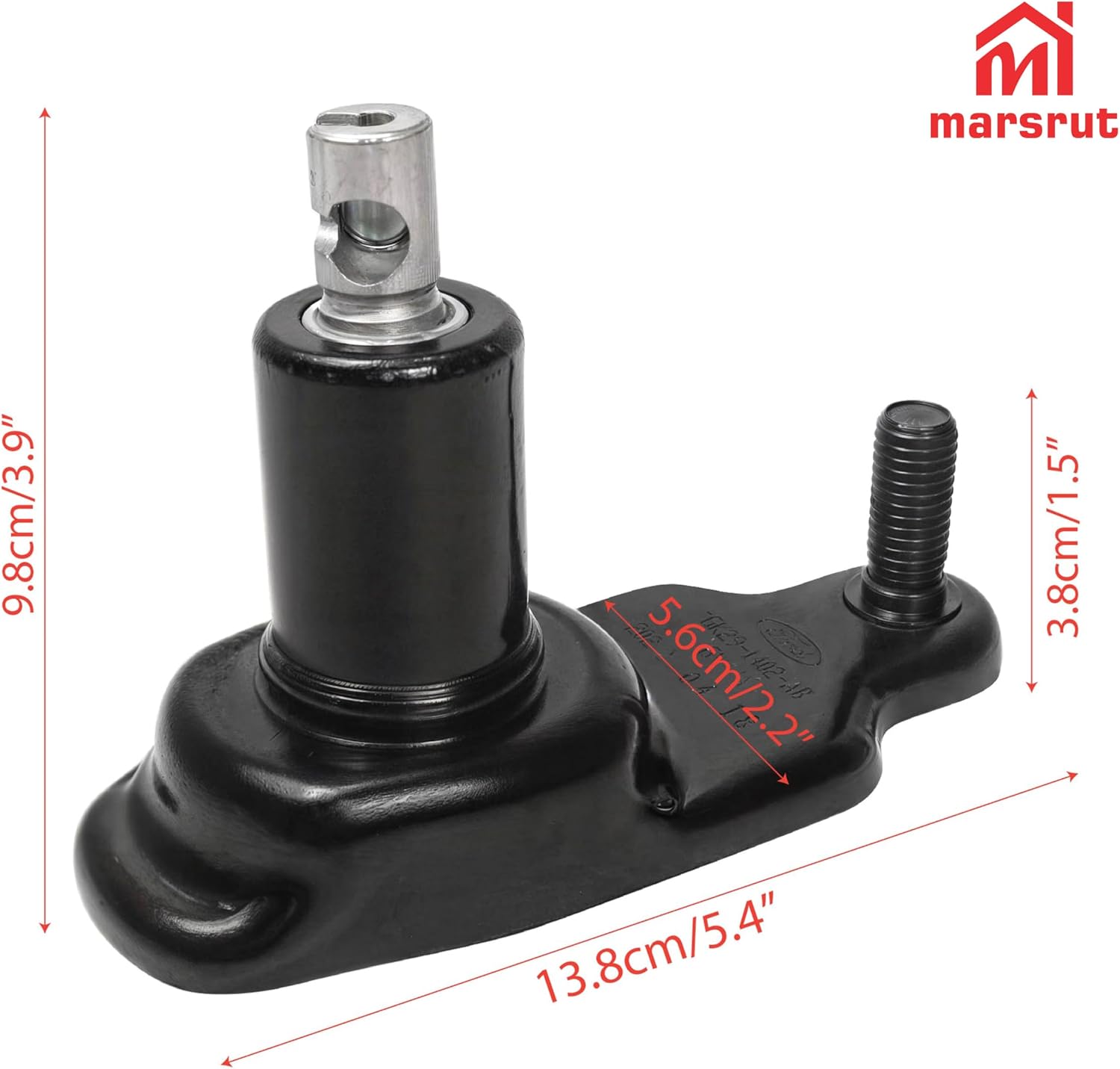 1763880 Spare Tire Carrier Bracket Mounting Anchor Fit for Ford Transit Tourneo Custom 2012-2023, for Ford Transit MK8 2014-2023 Spare Car Wheel Plate, BK21-1402-AA BK211402AA (Black)