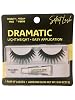 The Choice of Professionals - 1 Pair off Black False Eye Lashes with Adhesive Glue - Lightweight - Easy Application - Vegan Fibers - Cruelty Free DRAMATIC