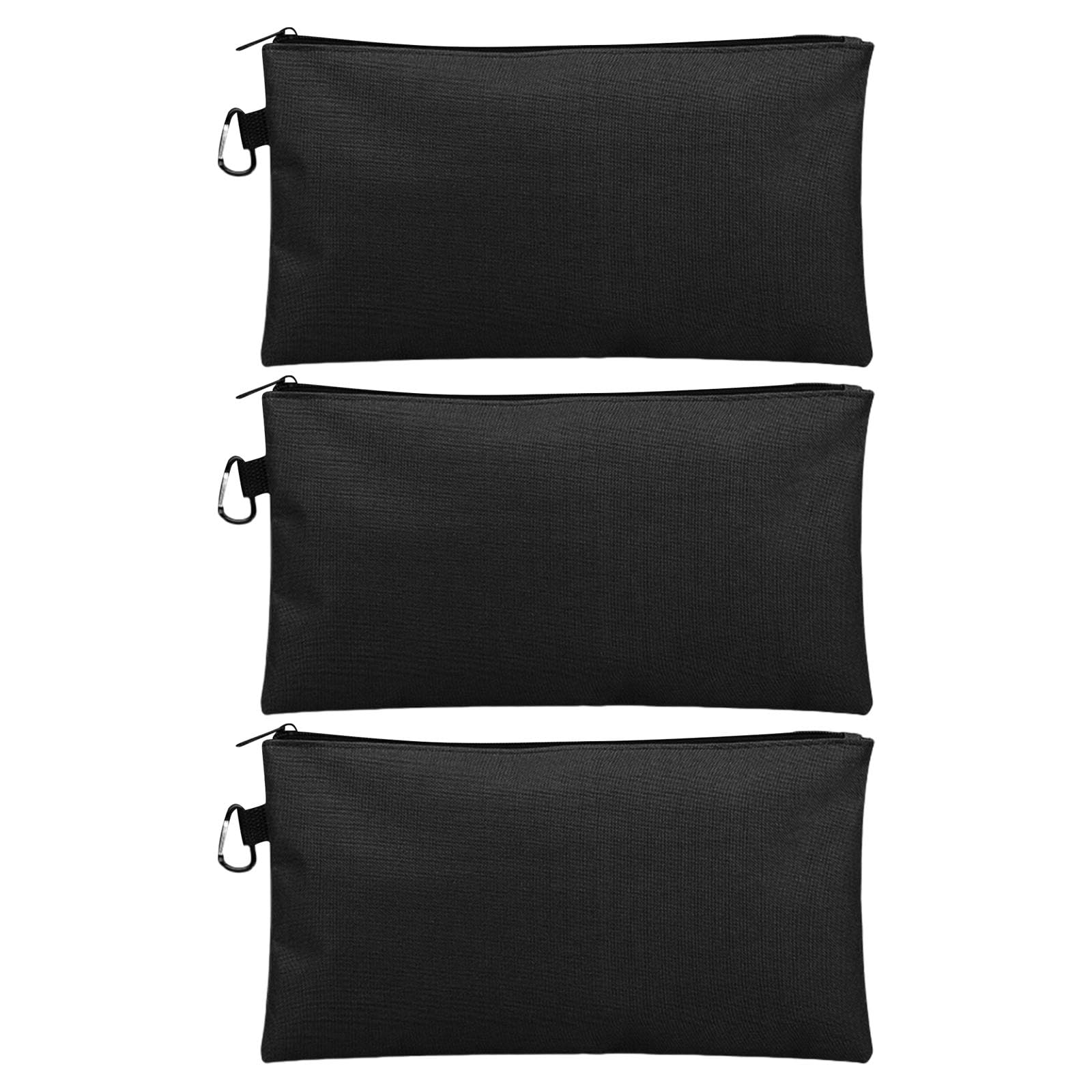 3Pcs Small Tool Pouches with Zipper Small Tool Bags Waterproof Pouches Bags for Men Multipurpose Organizers Waterproof
