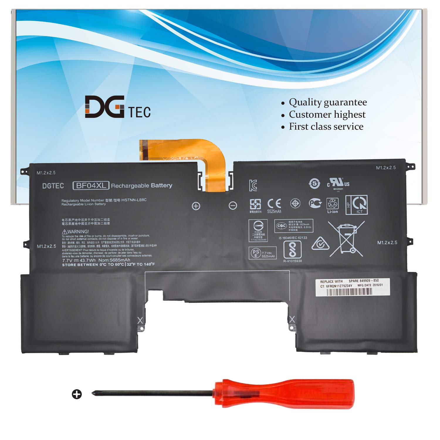 Bf04xl Replacement Laptop Battery For Hp Spectre 13 V101na 13