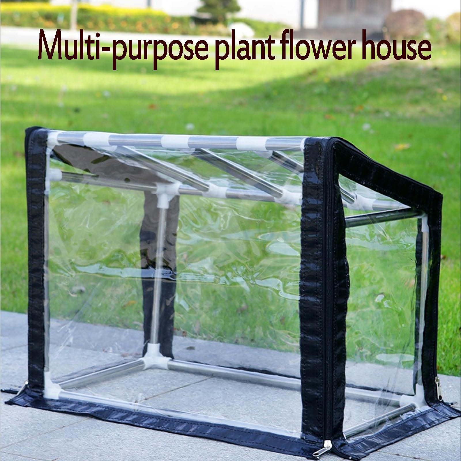 Piccole Serre, Mini Serra in PVC, Tenda da Sole Floreale Trasparente da Giardino Portatile per Interni ed Esterni, Protezione dal Gelo Freddo(70x30x30-40cm)