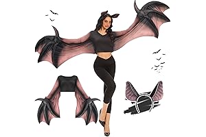Funnlot Bat Costume Women Set: Unfold Your Halloween Magic!