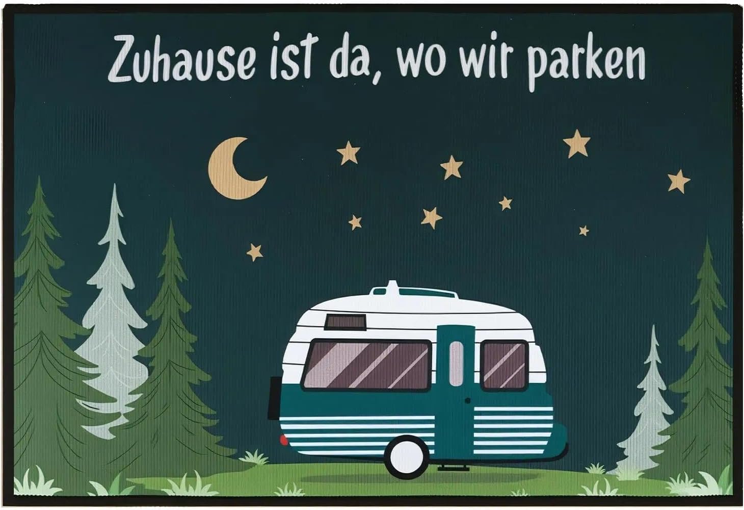 TMZELOA Camping Fußmatte 40 x 60 cm für Wohnwagen & Camper