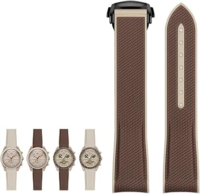 NEW Rubber Silicone Watchbands 20mm Watch Strap For Omega X Swatch Joint MoonSwatch celestial Sports Curved End watches Band
