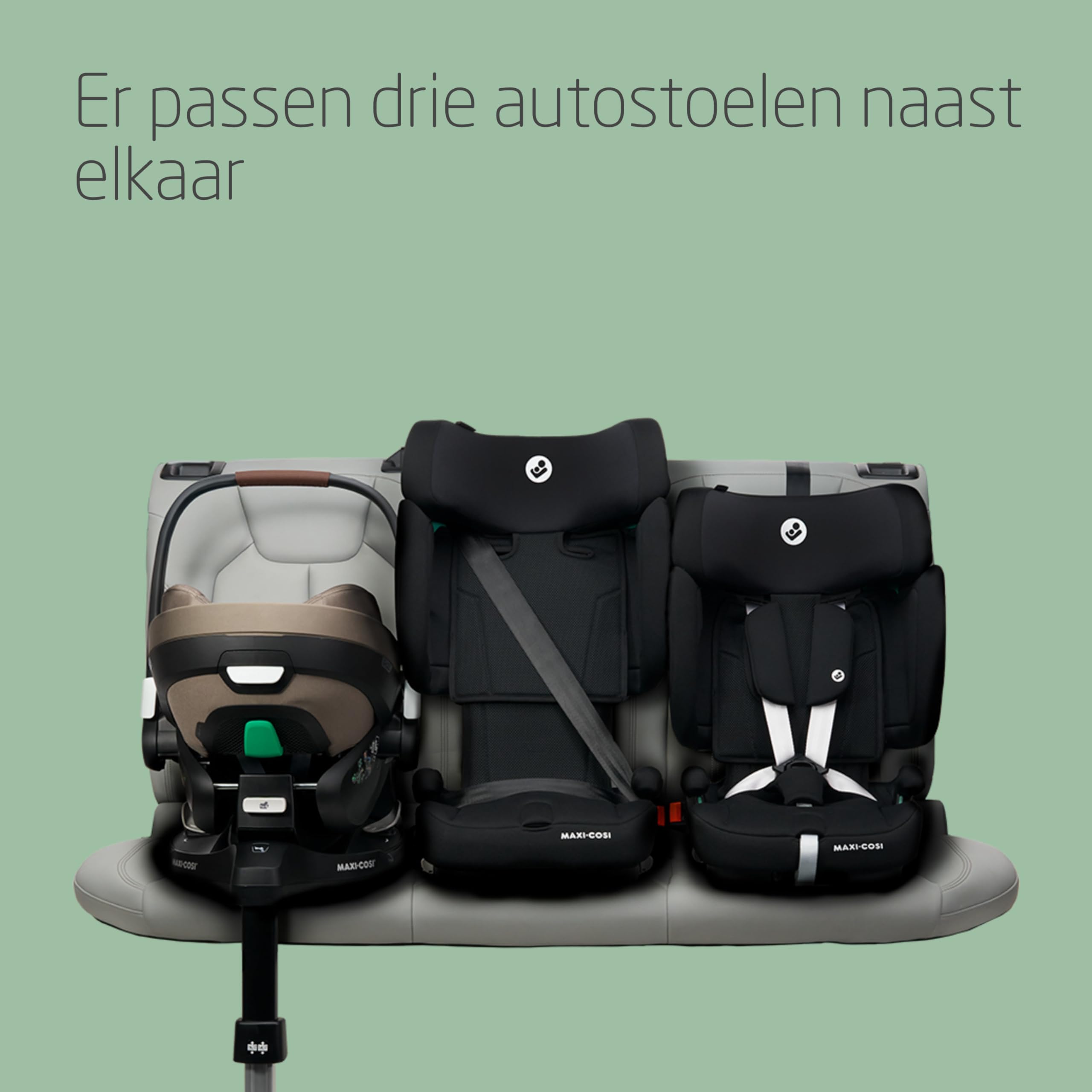Maxi-Cosi Nomad XL Plus, Seggiolino Auto 9-36 kg Evolutivo, 15 Mesi-12 Anni, 76-150 cm, Seggiolino Auto Pieghevole, Ultracompatto e Leggero, Protezione Impatti Laterali G-CELL, Borsa, Authentic Black