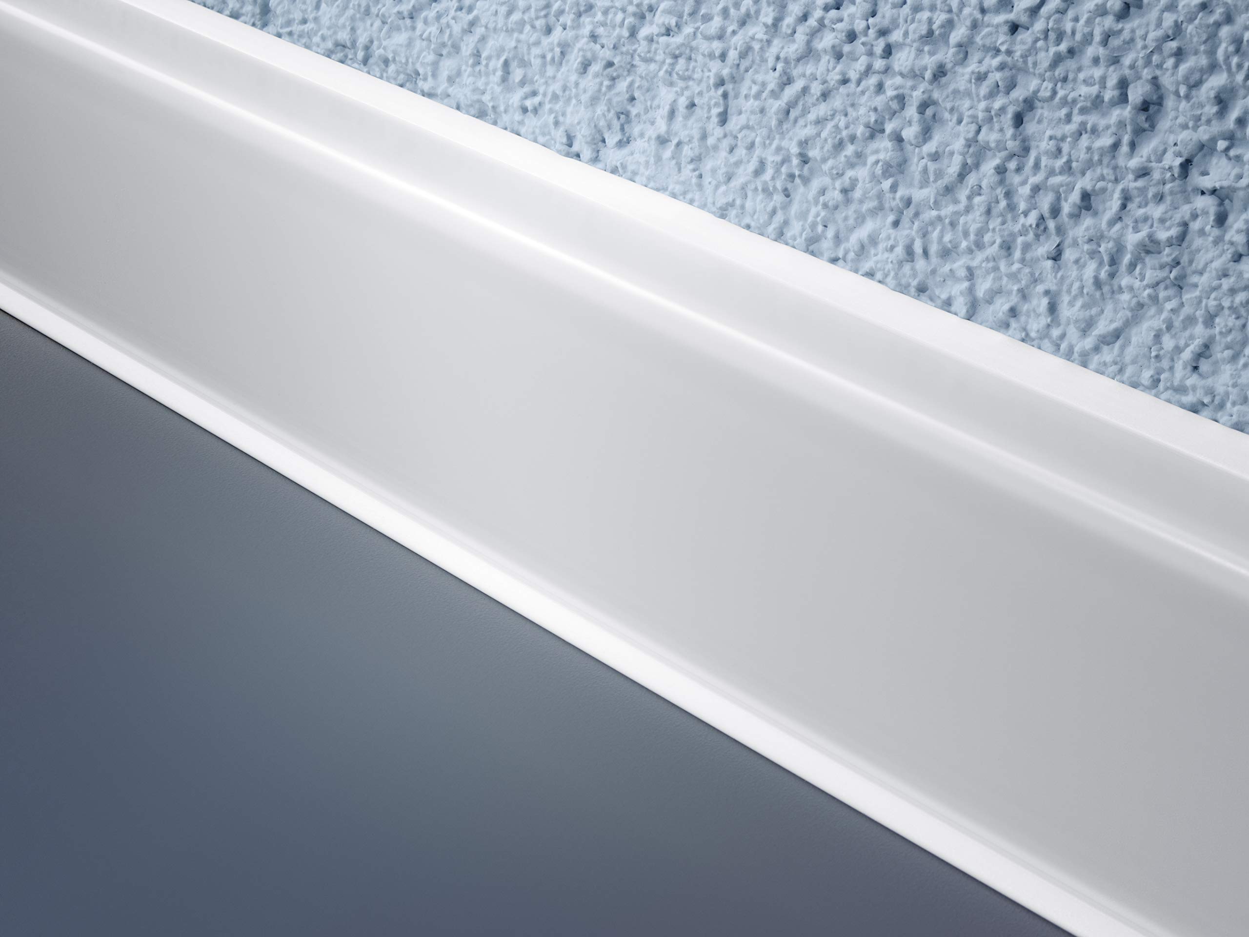 Habengut PVC Sockeleiste Mit Kabelkanal – 6 M, Weiß, 50 Mm Hoch, Inkl. Innenecke