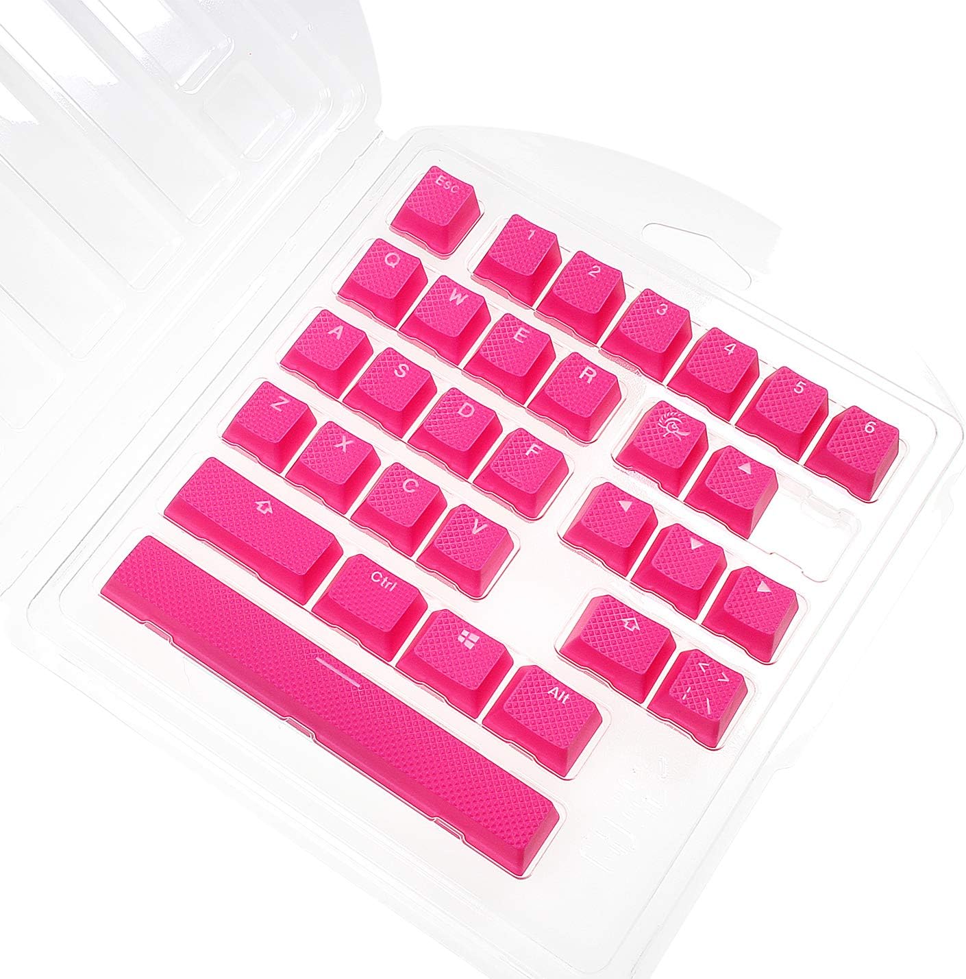 Ducky Rubber Keycap Set Capuchon de clavier, Pink