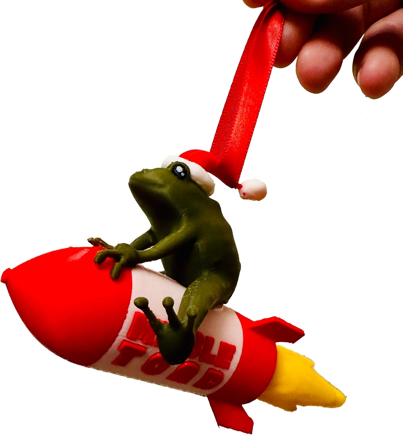 Missile Toad Mistletoe Frog Holly Christmas 3D Printed