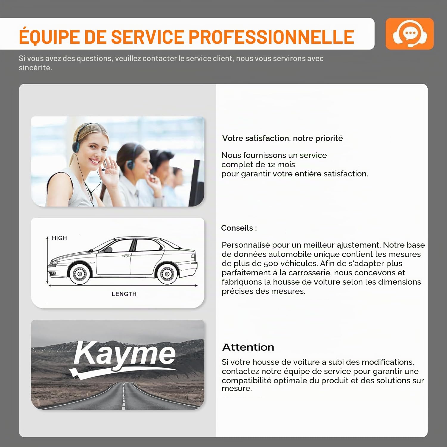 Kayme Bâche Voiture Étanche Respirante, Housse de Protection Voiture Extérieur Contre Pluie Soleil avec Serviette. Compatible avec CLA, Corolla, Mazda 3, Octavia etc. pour Berline 445 à 470 cm