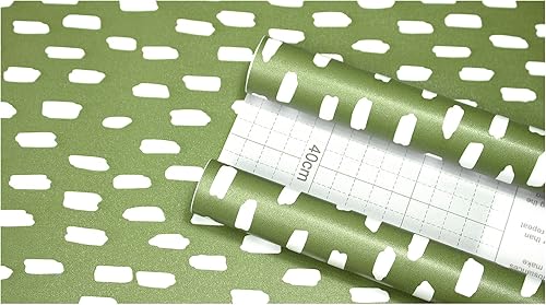 Vista 42 de HAOKHOME Papel tapiz para despegar y pegar, diseño de puntos modernos y bohemios, extraíble, para baño, color caramelo/blanco, papel de contacto