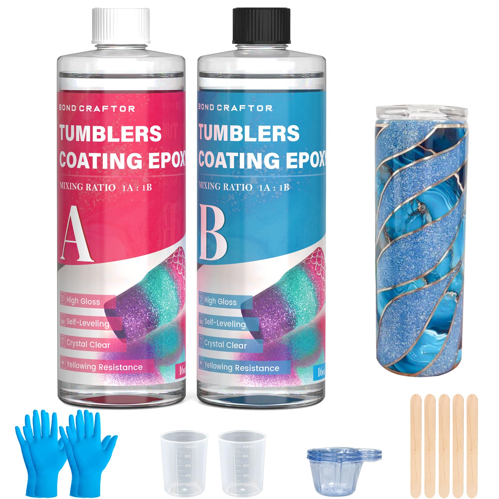 Bond Craftor Tumbler Epoxy