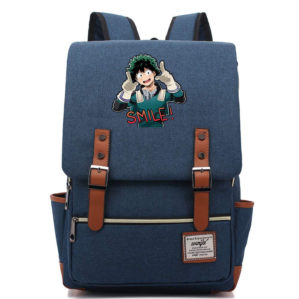 Buy My Hero Academia Fans Backpack Schoolbag, Izuku Midoriya Laptop Bag
