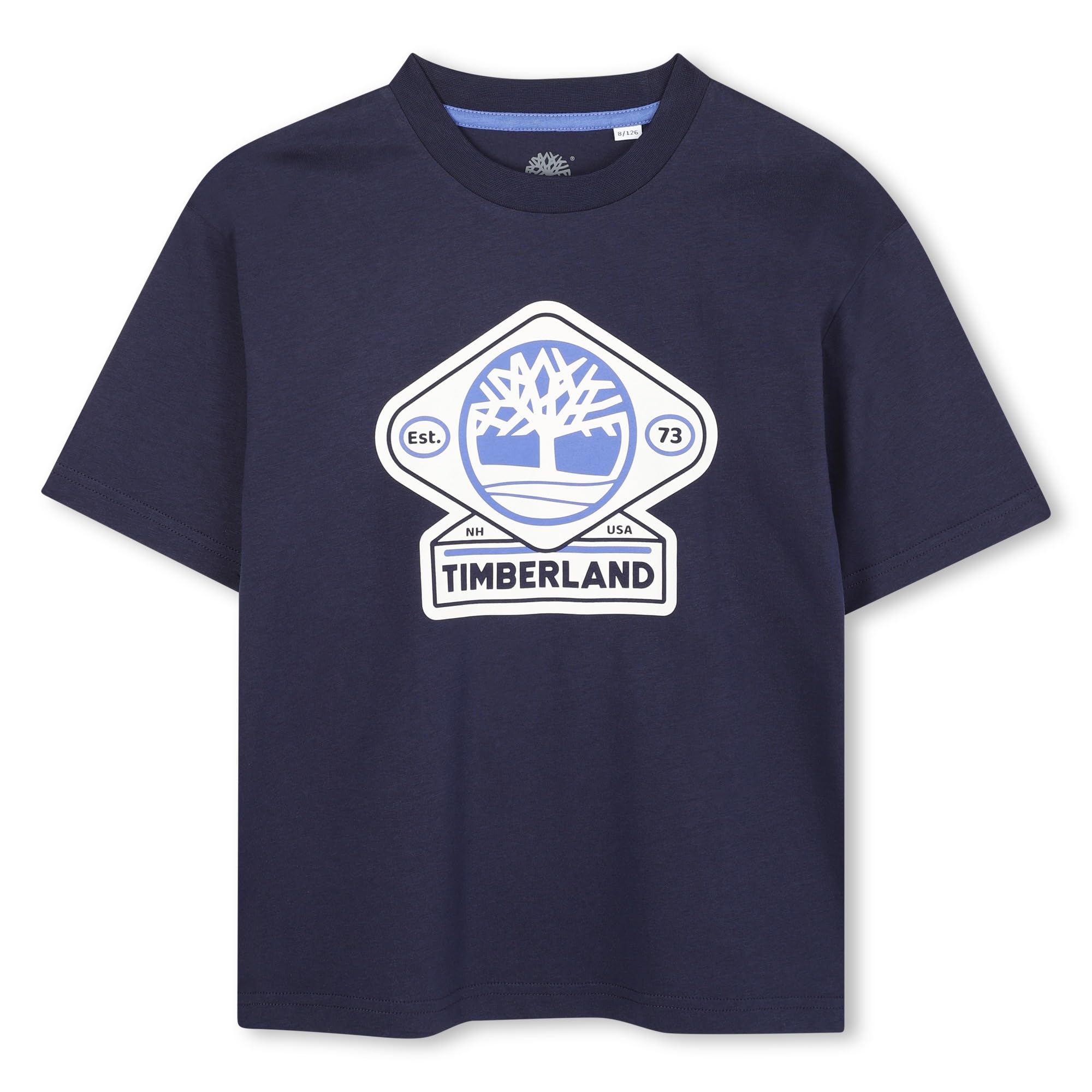 Timberland Boy's T60530 T-Shirt, Indigo Blue, 12 Years