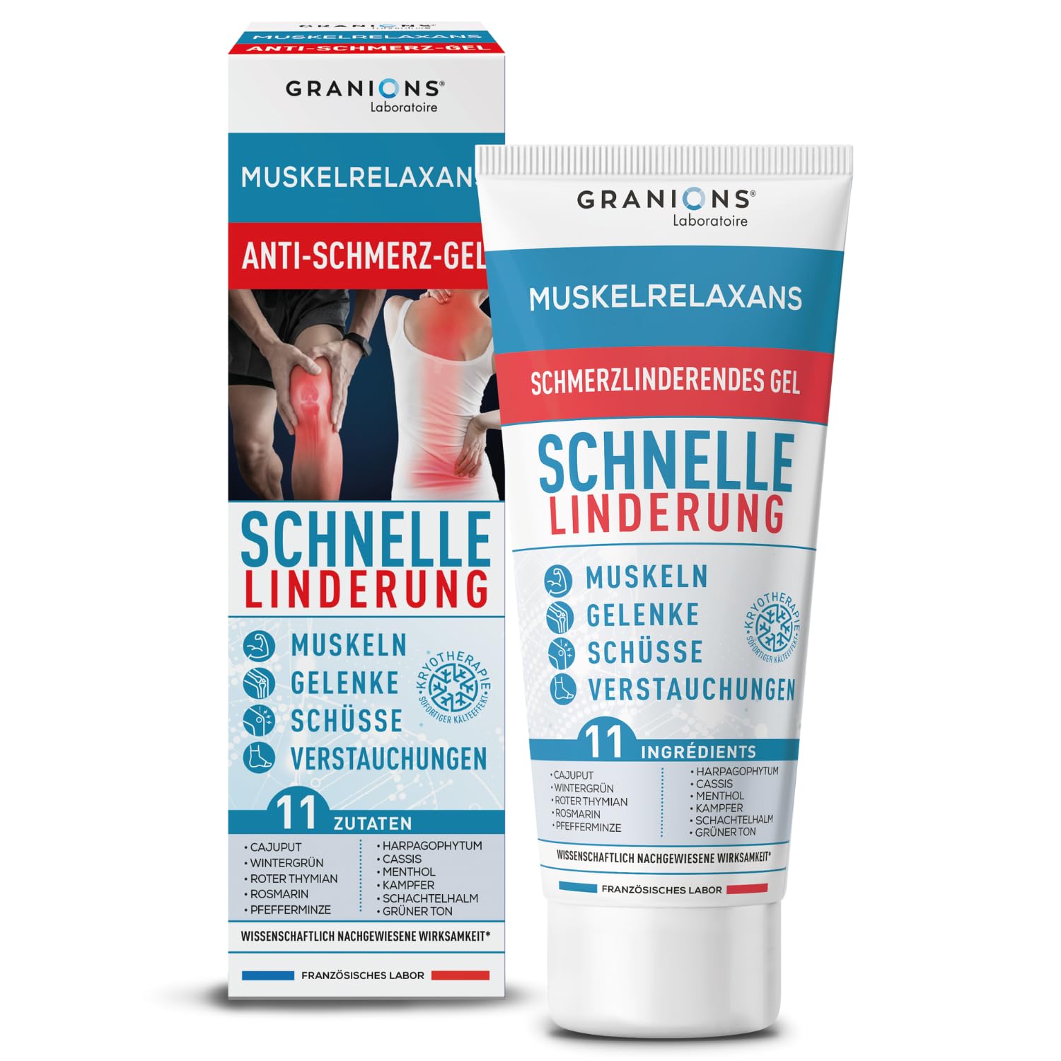 Sportnahrung und Vitamine von EAFIT, GRANIONS und FOUCAUD