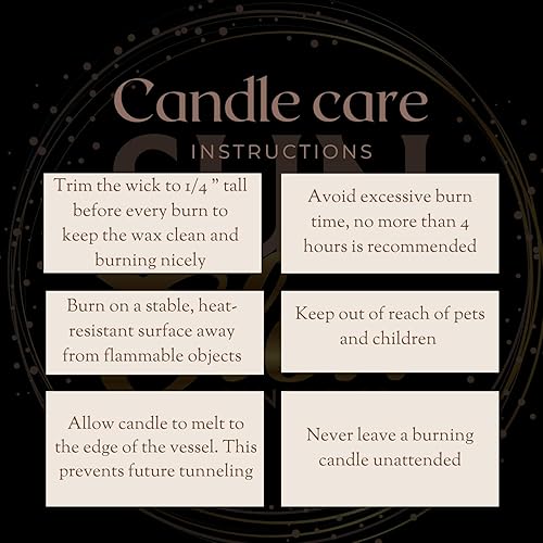 Miniatura 3 de Vela de otoño | Caramelo Apple | Vela perfumada de mezcla de cera de soja de 6 onzas