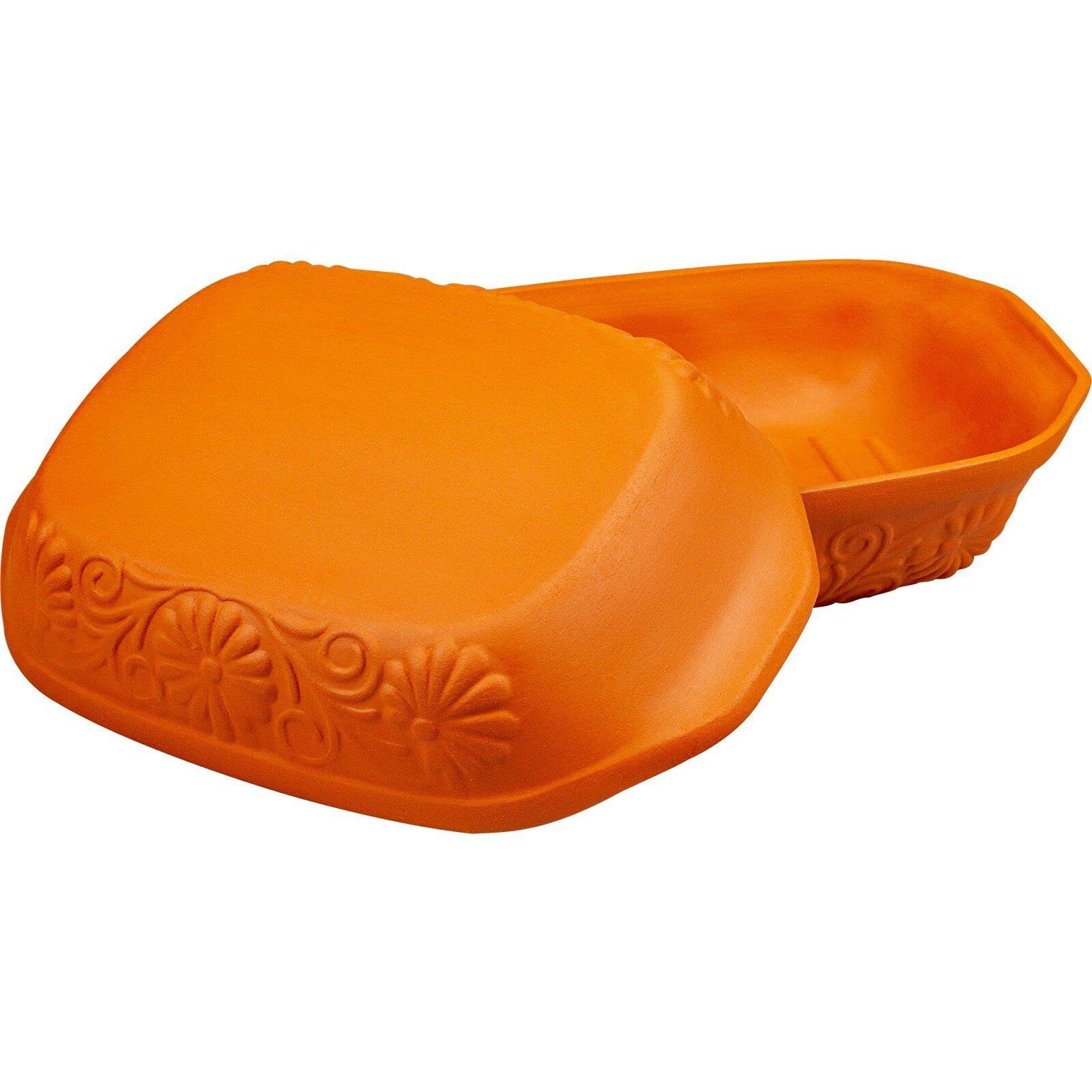 AlcoFermBrew Plat de Cuisson en Argile 4L - Ustensiles de Cuisine en Argile
