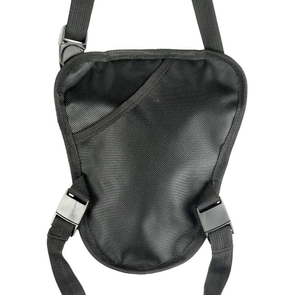 DQMEN Leg Bag, Portable Drop Leg Bag Outdoor Sports Waist Pack Leg Bag for Motorcycle Cycling Riding Outdoors Camping (B-Black) - Image 2