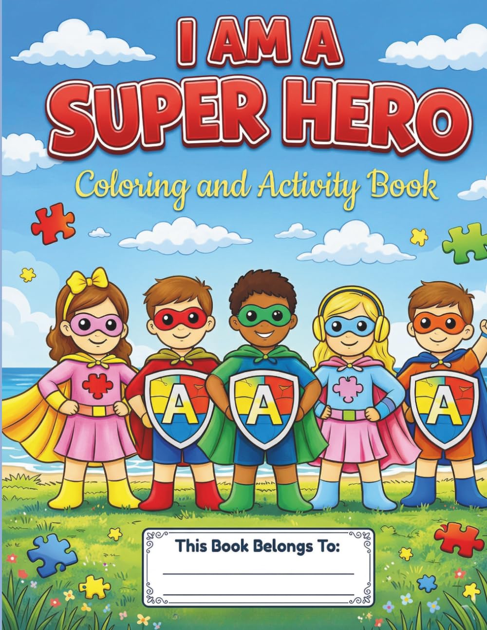 The Superhero Coloring and Activity Book